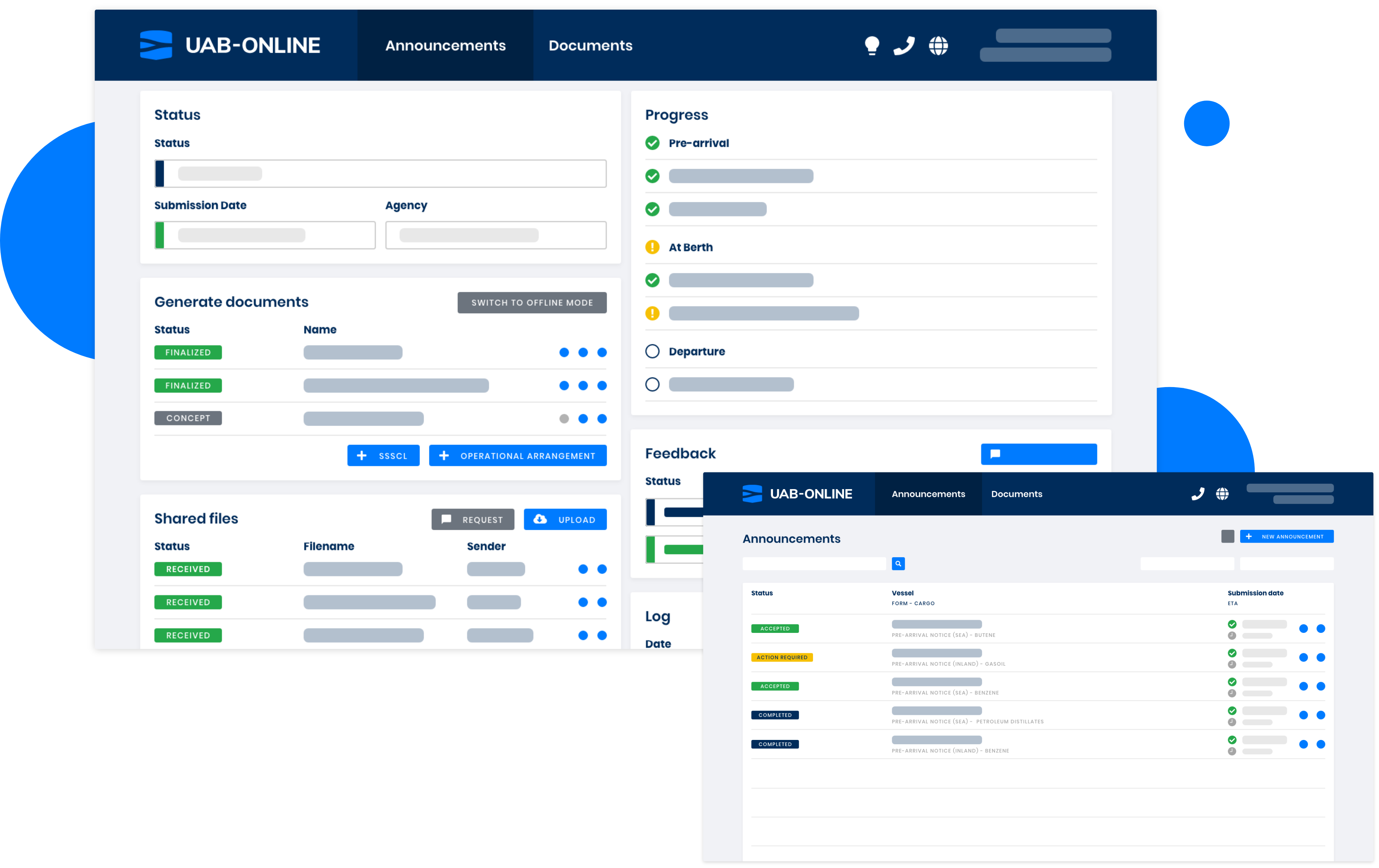 Demonstration UAB-Online product shipping digitalisation